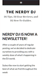 Mobile Screenshot of nerdydj.com